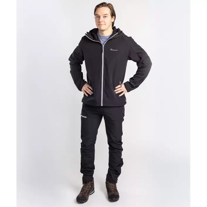 Pinewood Finnveden Trail stretch bukser, Sort, large image number 1