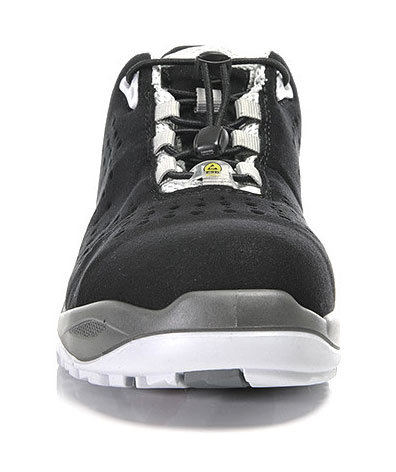 Elten Impulse grey low safety shoes S1, Black, large image number 2