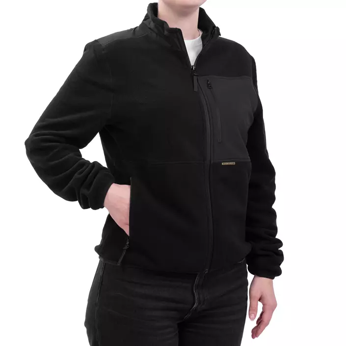 Westborn women's microfleece jacket, Black, large image number 1
