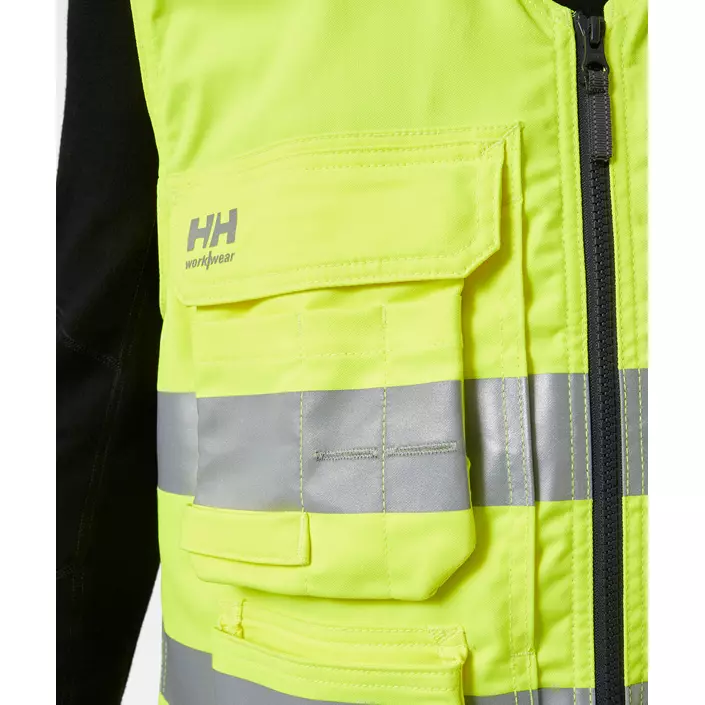 Helly Hansen Alna 2.0 tool vest, Hi-vis yellow/charcoal, large image number 5