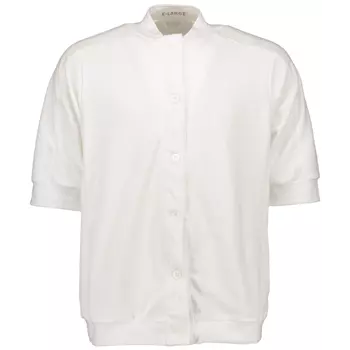 Jyden Workwear velour cardigan, White