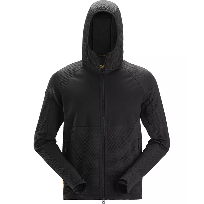 Snickers FlexiWork hoodie med dragkedja 8405, Black/Black, large image number 0