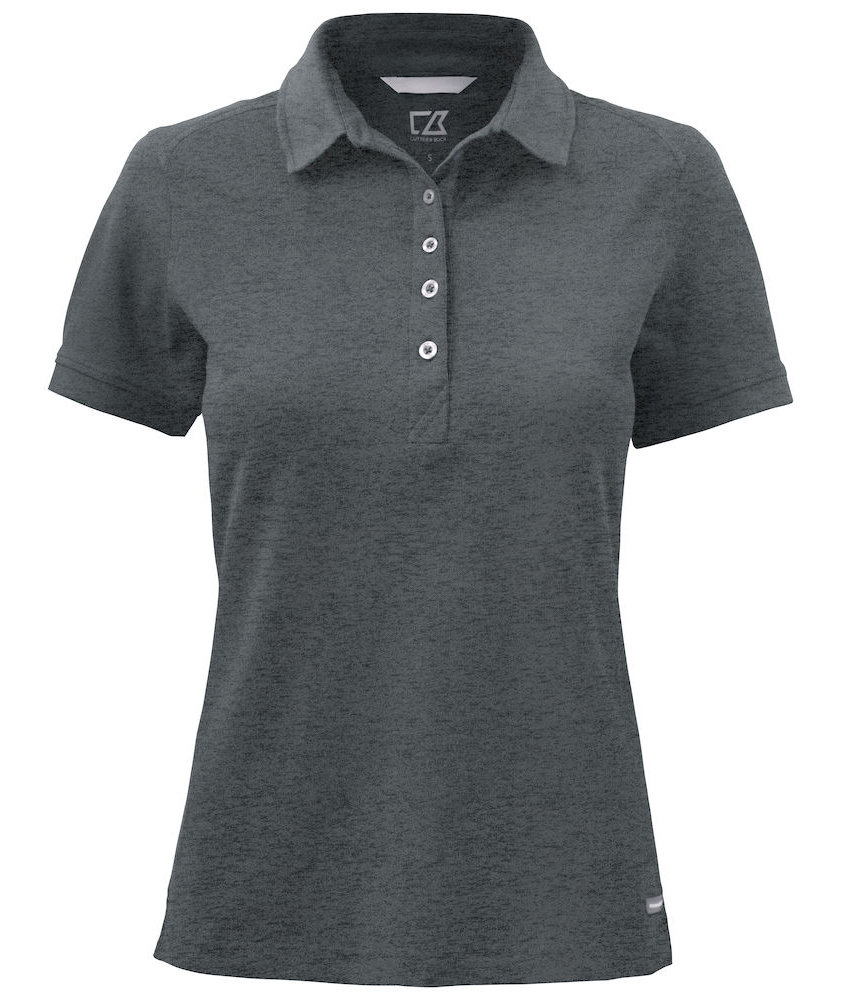 Cutter & Buck Advantage women's polo shirt, Antracit Melange, Antracit Melange, swatch