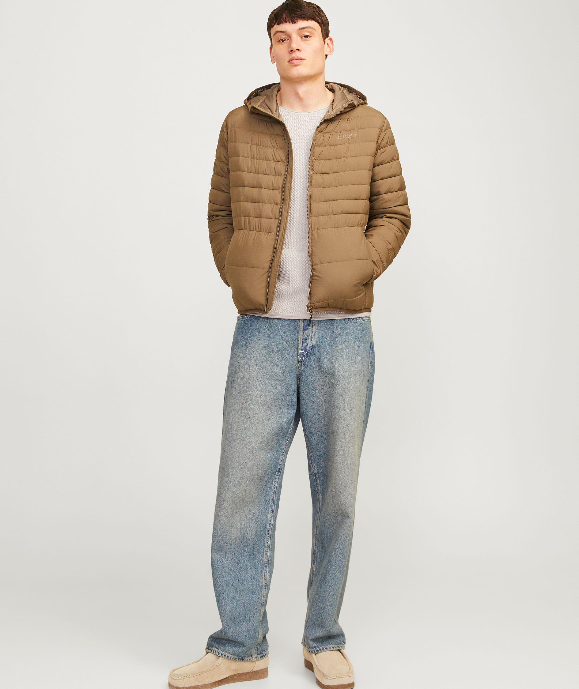 Jack & Jones JJECOOPER Strickpullover, Oatmeal Melange, large image number 6