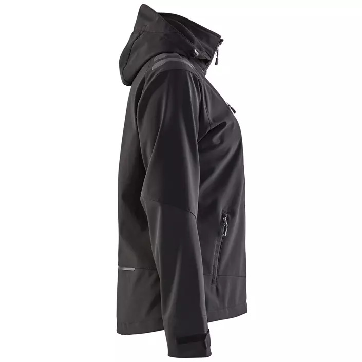 Blåkläder women's softshell jacket, Black, large image number 2