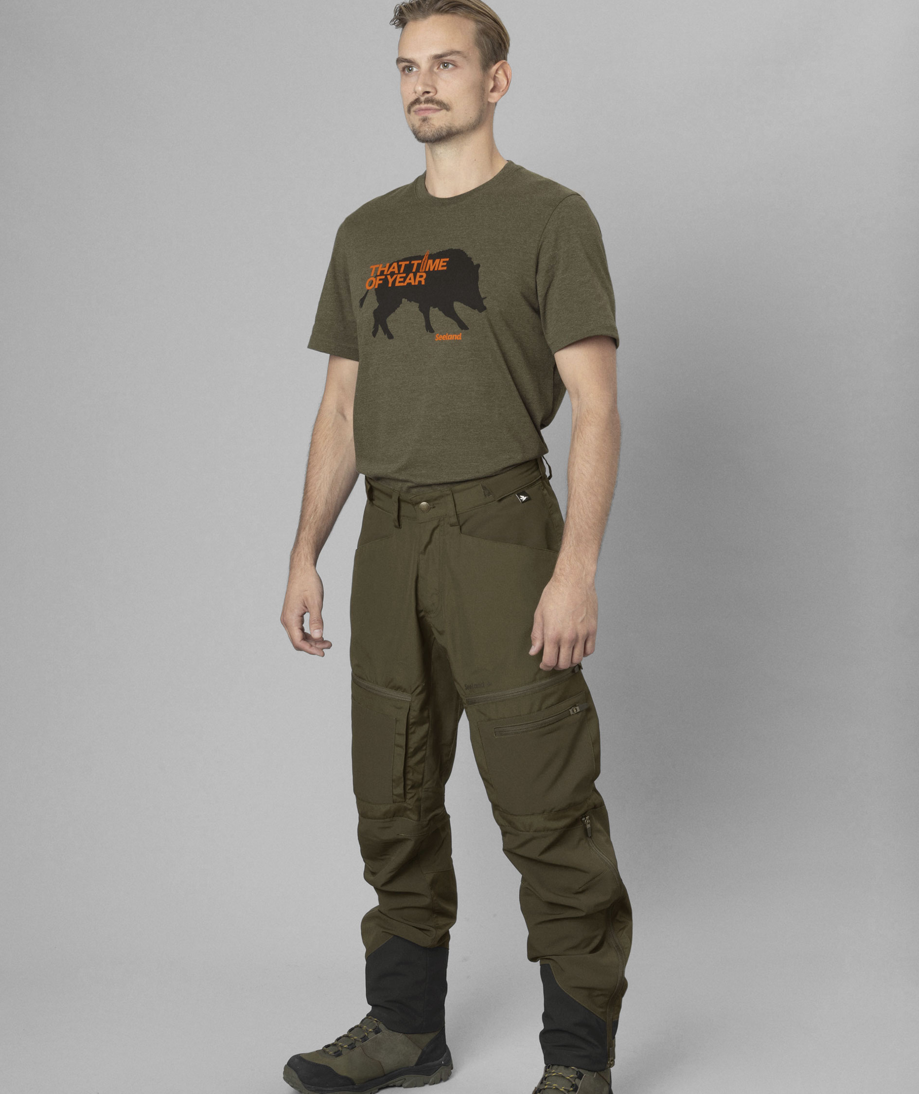 Seeland That Time T-shirt, Pine Green Melange, large image number 5