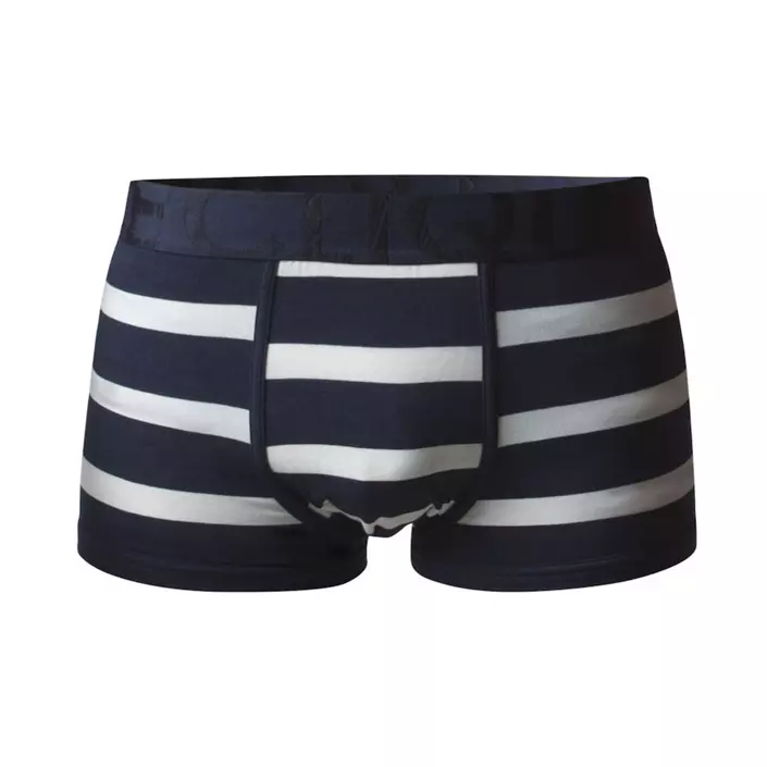 Clique Retail korte bambus boxershorts, Marine/Hvid, large image number 0
