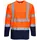 Portwest langärmliges T-Shirt, Hi-vis Orange/Marine, Hi-vis Orange/Marine, swatch