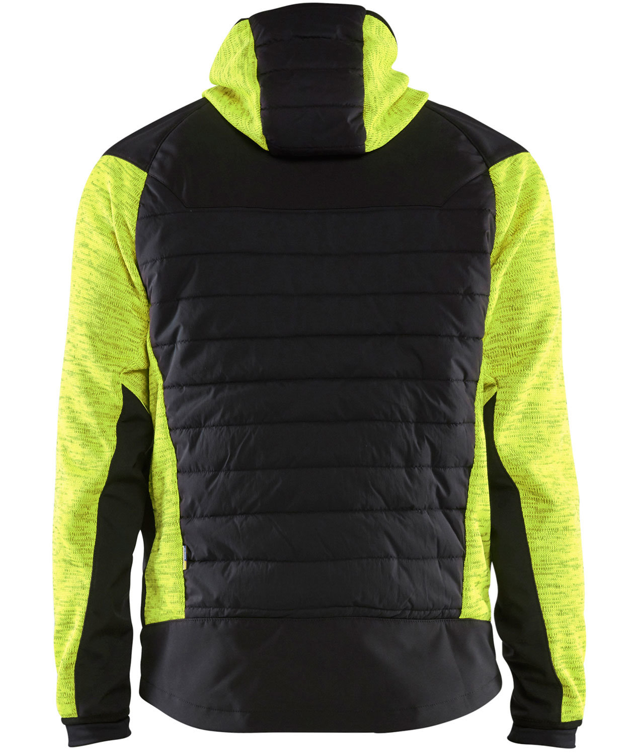 Bl&aring;kl&auml;der hybridjacka, Varsel Gul/Svart