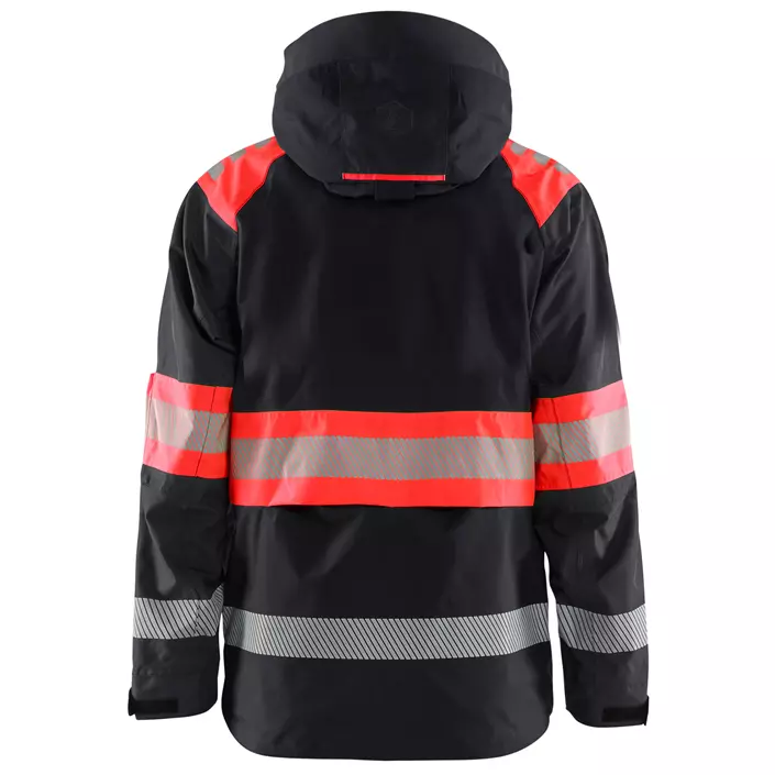 Blåkläder skaljakke, Sort/Hi-Vis Rød, large image number 1