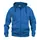 Clique Basic Hoody hoodie with full zipper, Royal Blue, Royal Blue, swatch