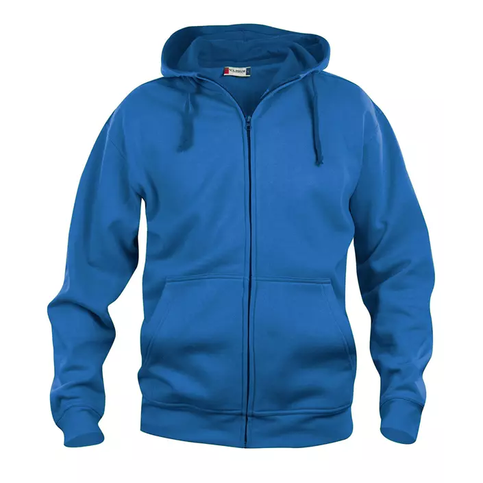 Clique Basic Hoody hoodie with full zipper, Royal Blue, large image number 0
