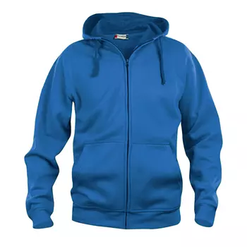 Clique Basic Hoody Full Zip cardigan with hood, Royal Blue
