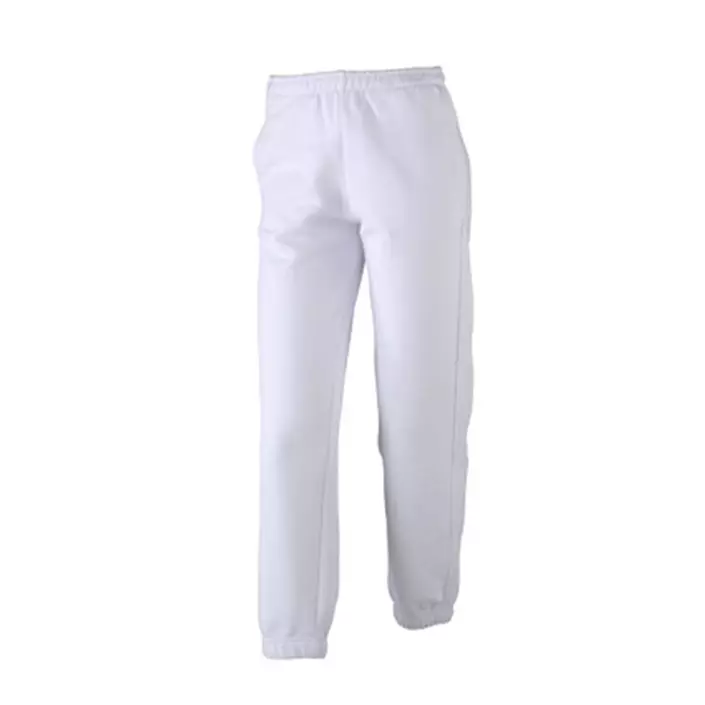 James & Nicholson Jogging trousers for kids, White, large image number 0