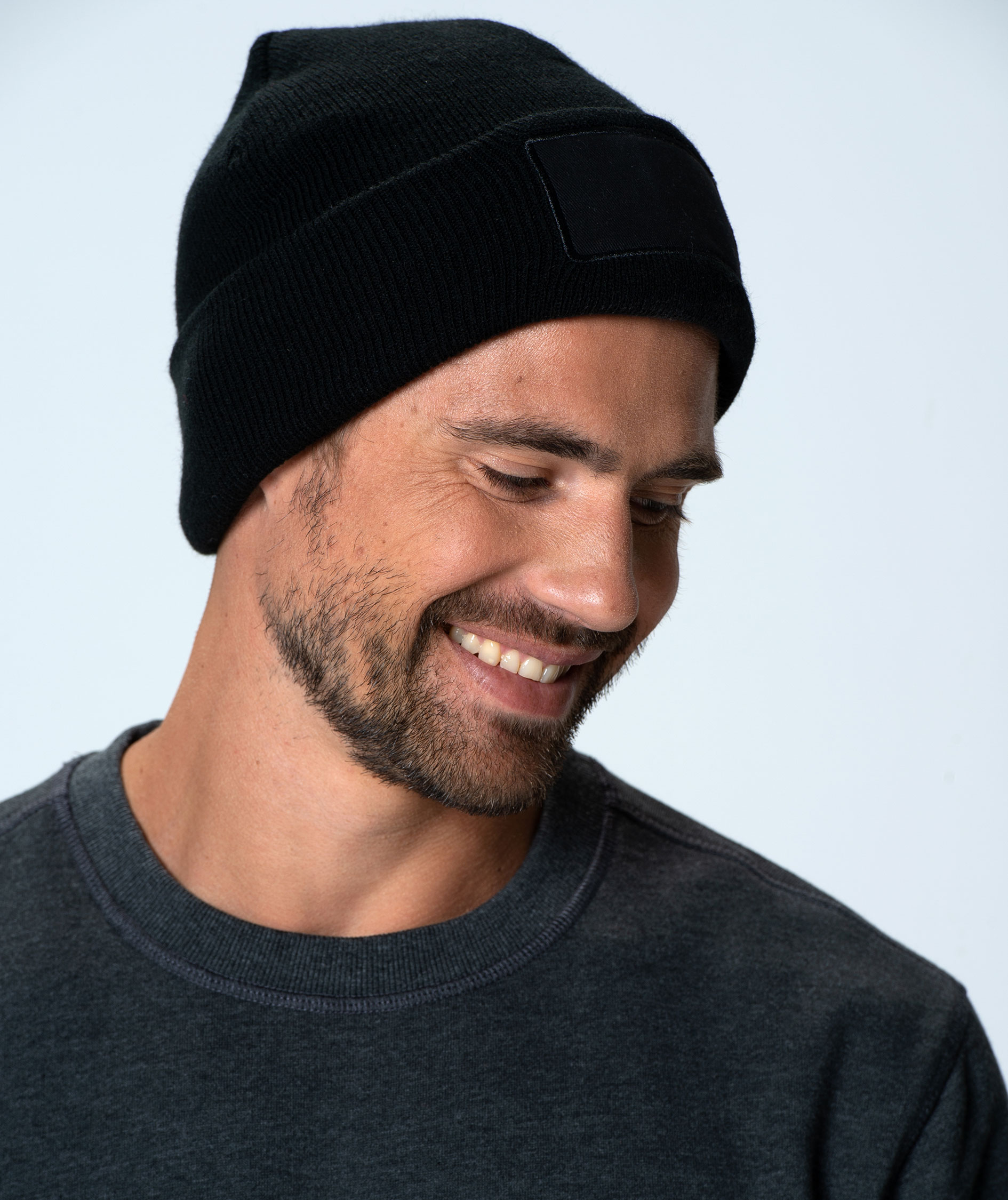 Clique Hubert Patch stickad m&ouml;ssa, Svart, Svart, large image number 3