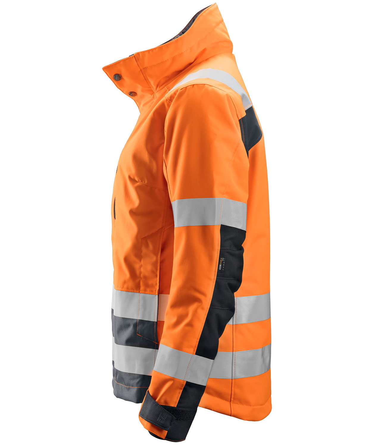 Snickers AllroundWork women's softshell jacket 1237, Hi-Vis Orange/Steel Grey, large image number 3