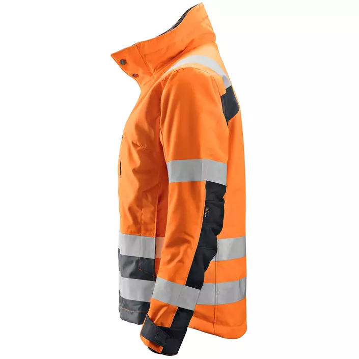 Snickers AllroundWork women's softshell jacket 1237, Hi-Vis Orange/Steel Grey, large image number 3