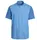 Kentaur kurzärmeliges pique Hemd, Blau Melange, Blau Melange, swatch