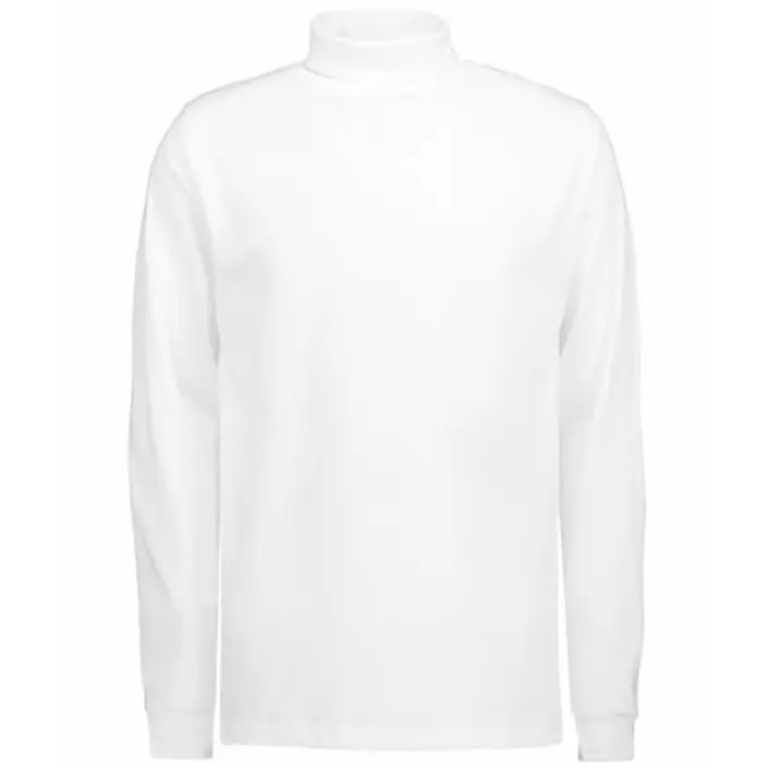 ID T-Time T-shirt with turtleneck, long-sleeved, White, large image number 1