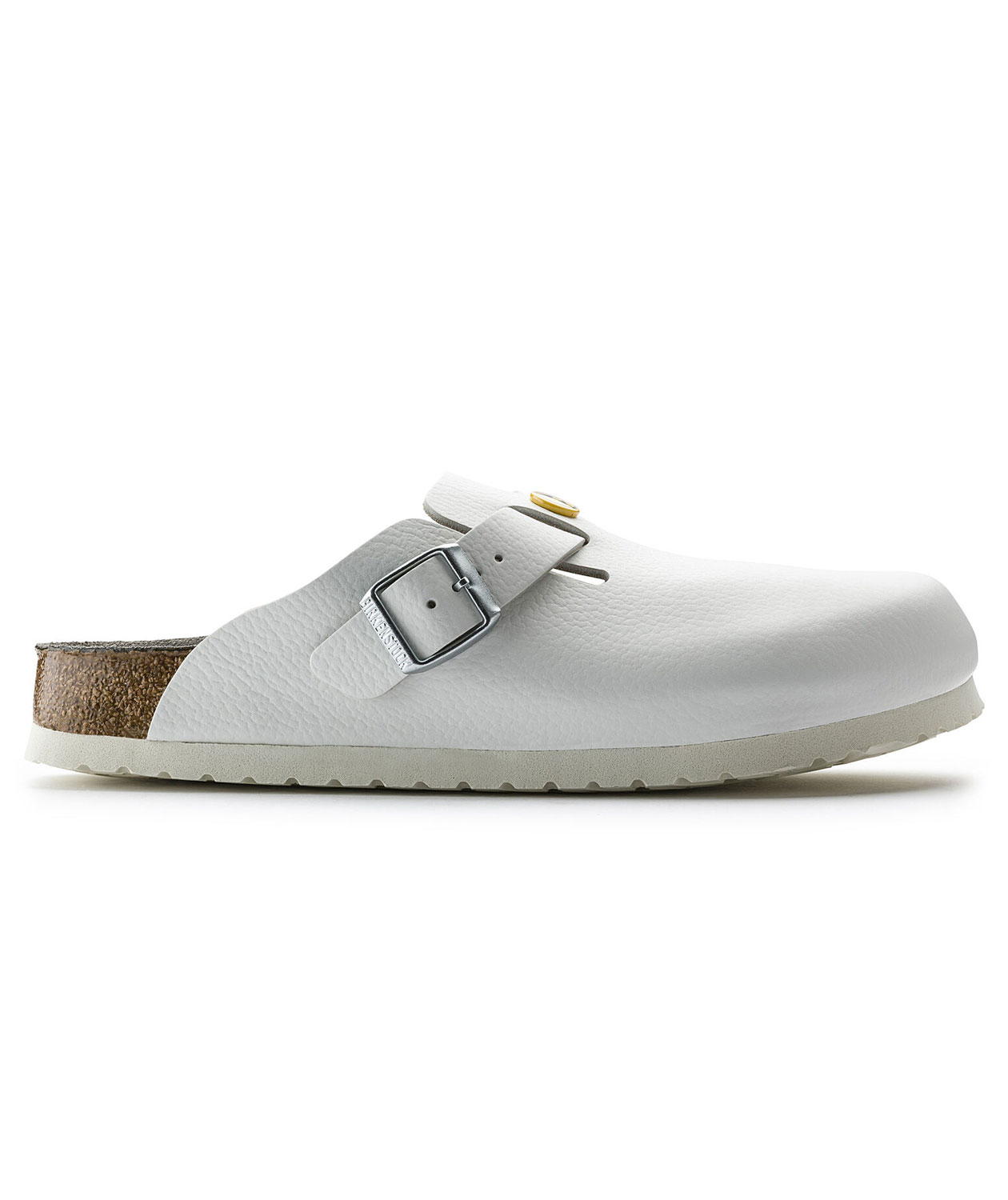 Birkenstock Boston ESD Narrow Fit women's sandals, White, large image number 5