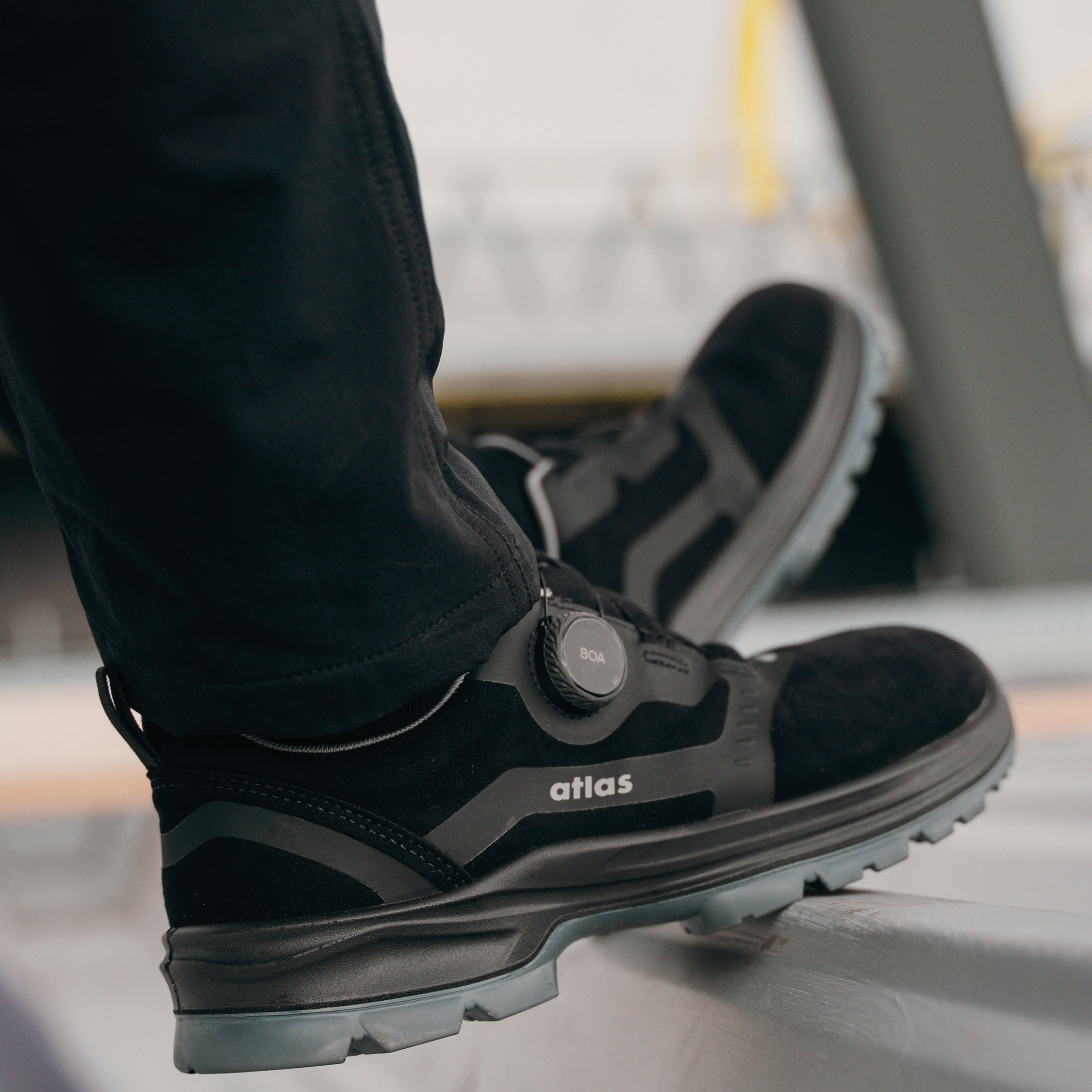 Atlas Flash 6405 XP Boa&reg; safety shoes S3, Black, large image number 3