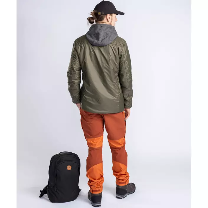 Pinewood Wool Insulation jakke, Moss green, large image number 7