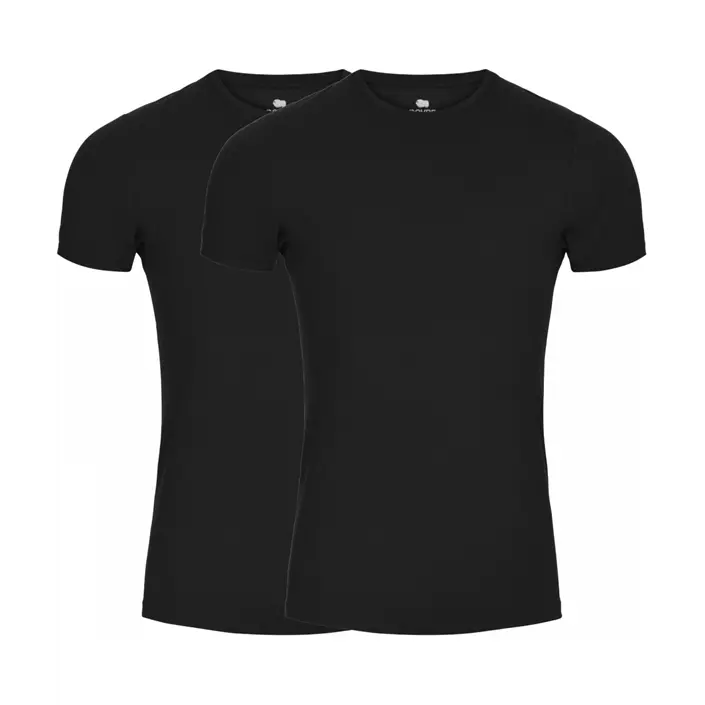 Dovre 2-pack undershirt, Black, large image number 0