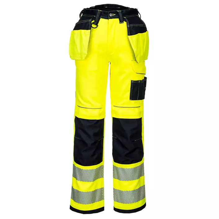 Portwest PW3 craftsmens trousers, Hi-vis Yellow/Black, large image number 0