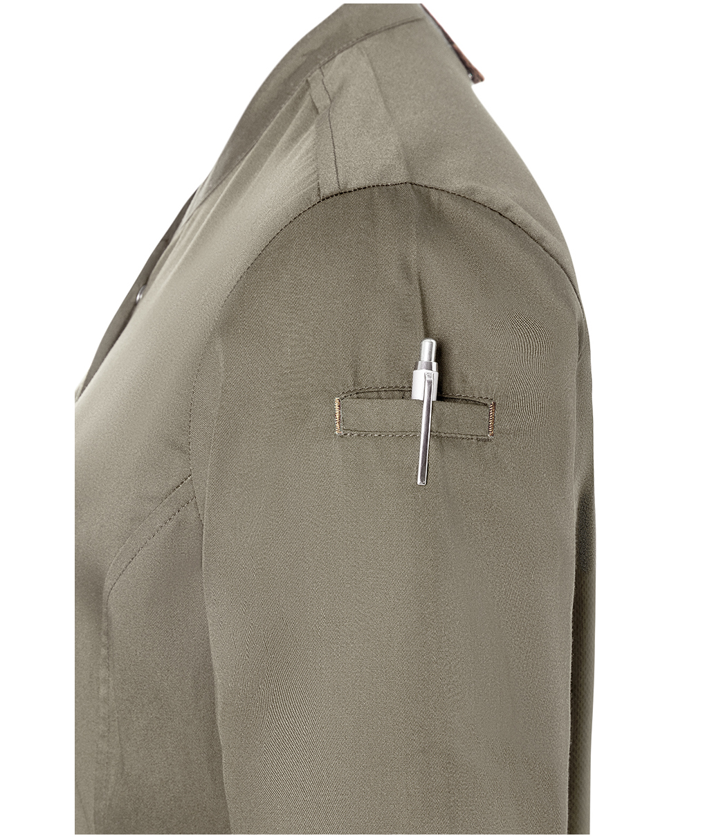 Karlowsky Green-Generation women's chefs jacket, sage, large image number 7