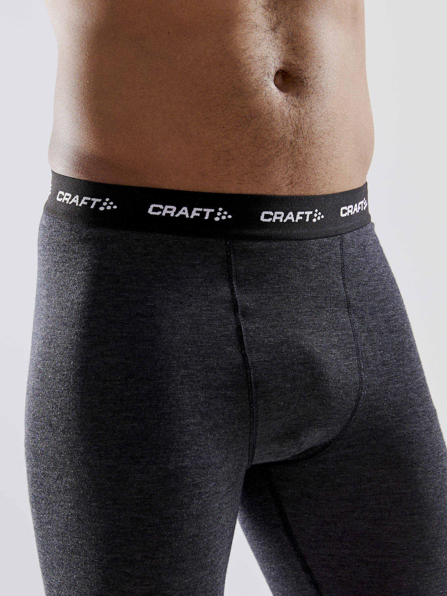 Craft Core baselayer set with merinowool, Black Melange, large image number 9