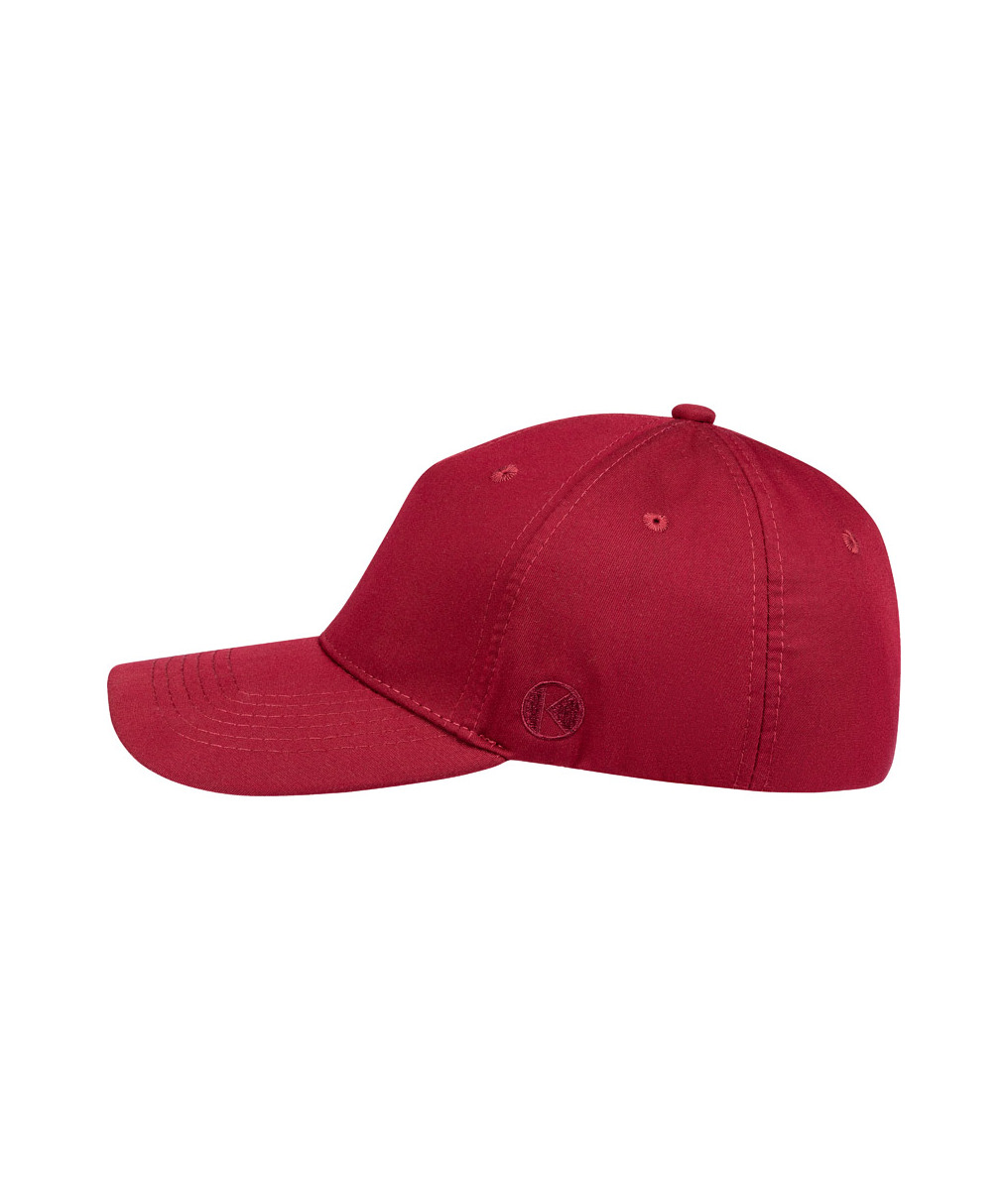 Karlowsky 5 panel stretch cap, Bordeaux, large image number 3