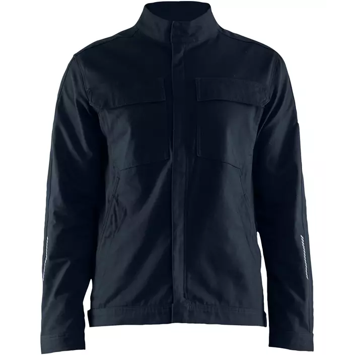 Blåkläder canvas work jacket, Dark Marine Blue, large image number 0