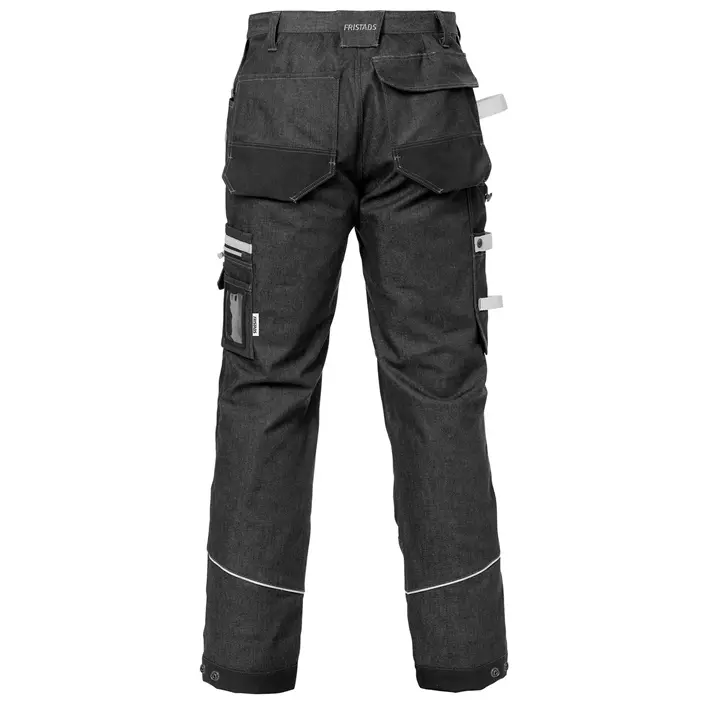 Fristads Gen Y denim craftsman trousers 2131 full stretch, Black, large image number 1