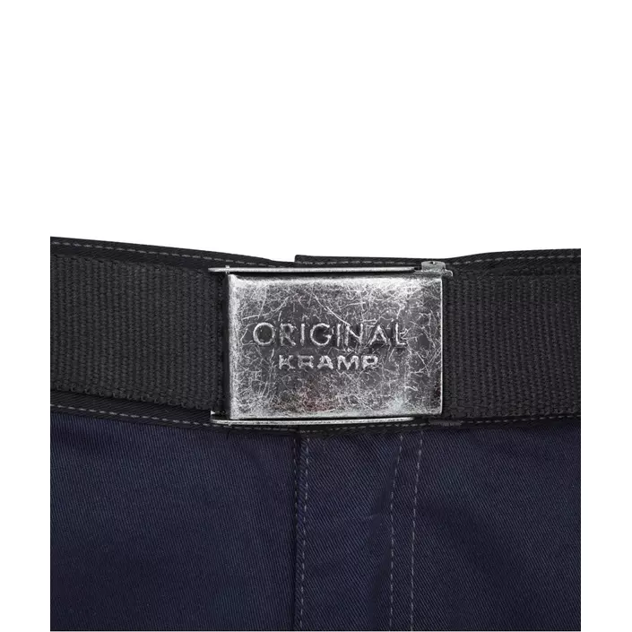 Kramp Original Light work trousers with belt, Marine Blue/Black, large image number 4