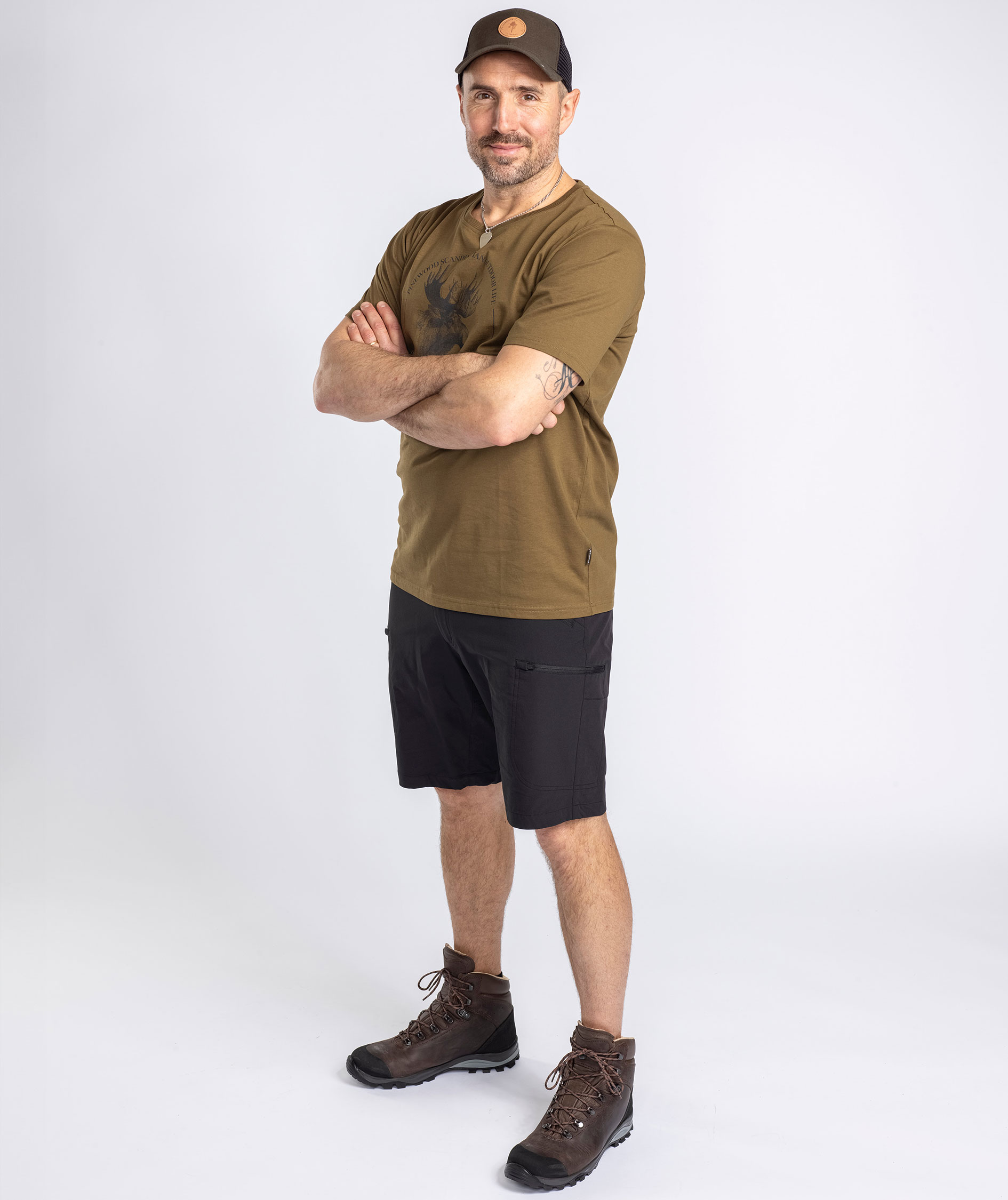 Pinewood Abisko Light Stretch shorts, Black, large image number 6