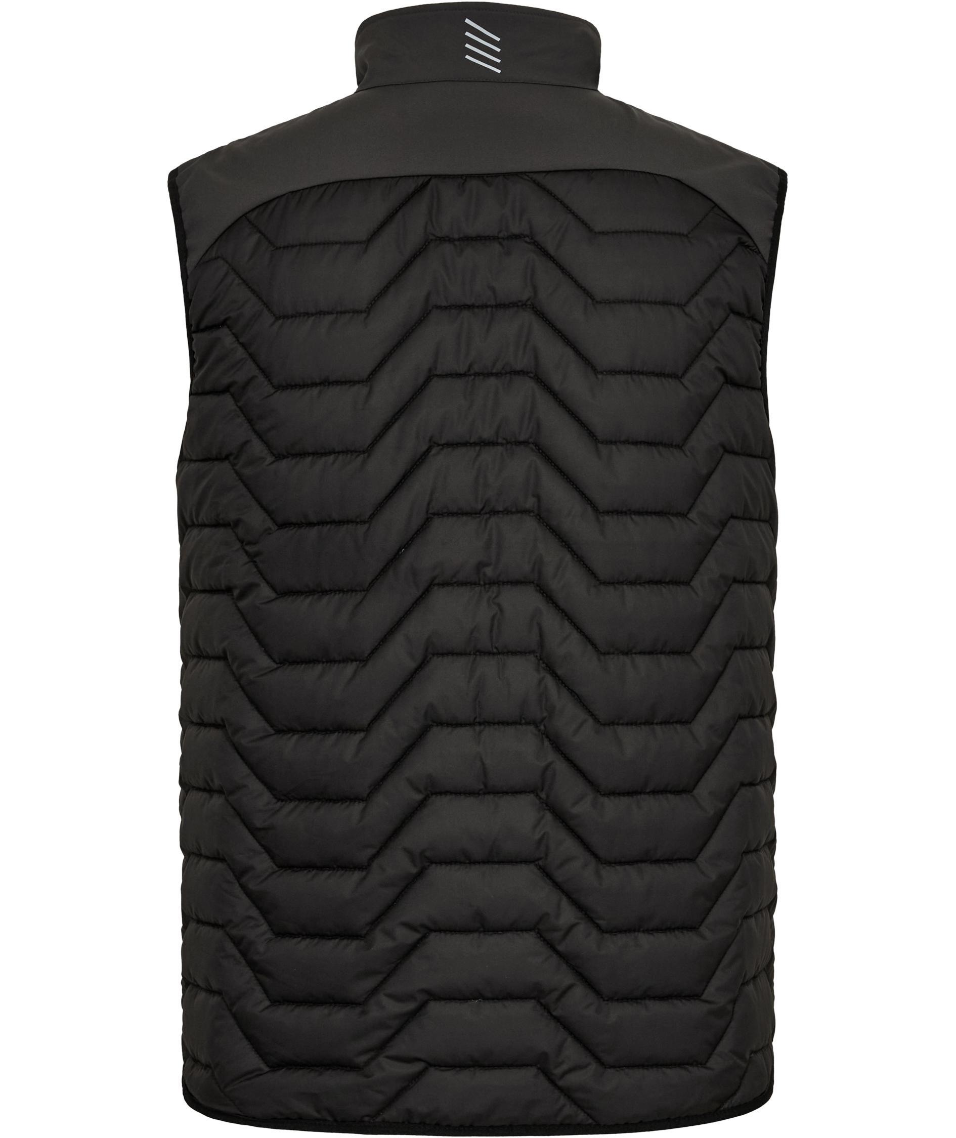 Engel Entire quilted vest, Black/Anthracite Grey, large image number 3