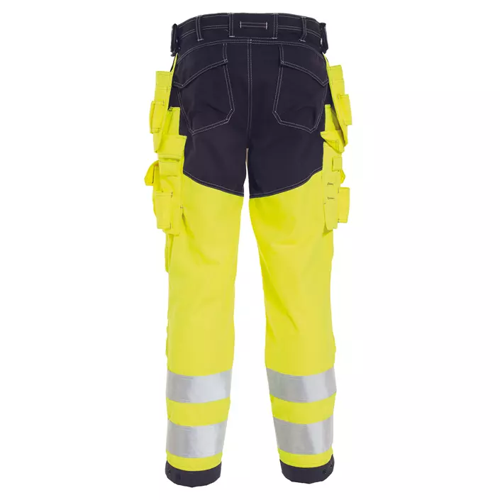 Tranemo Tera TX craftsman trousers, Hi-vis yellow/Marine blue, large image number 1