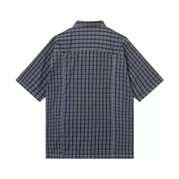 Kentaur short-sleeved  shirt, Black/Blue checkered, large image number 1