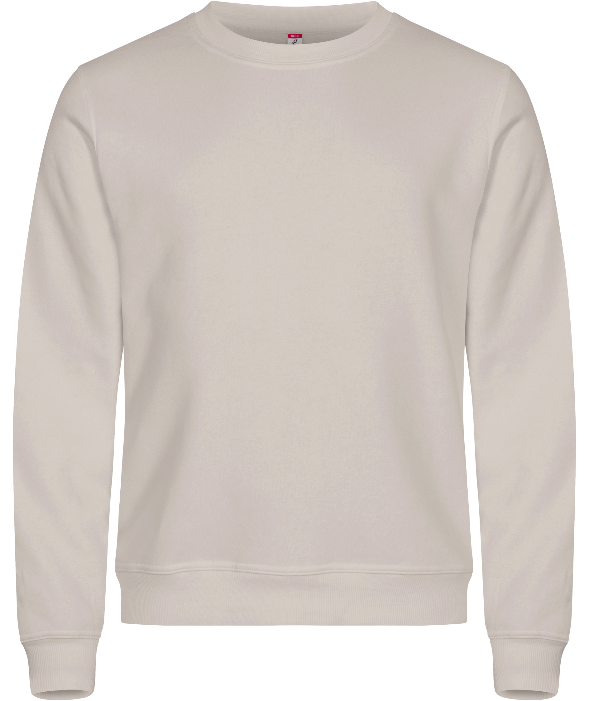 Clique Miami Roundneck sweatshirt, Stone, Stone, swatch