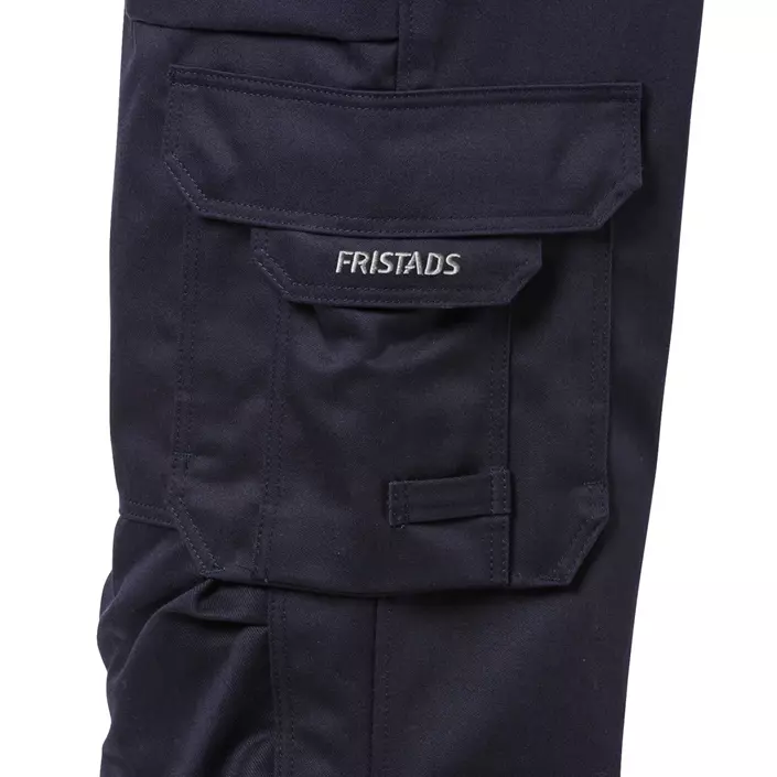 Fristads Flame craftsman trousers 2586 FLAM, Hi-Vis yellow/marine, large image number 3