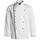 Kentaur chefs jacket without buttons with piping, White - Bordeaux Piping, White - Bordeaux Piping, swatch