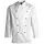 Kentaur chefs jacket without buttons, White, White, swatch