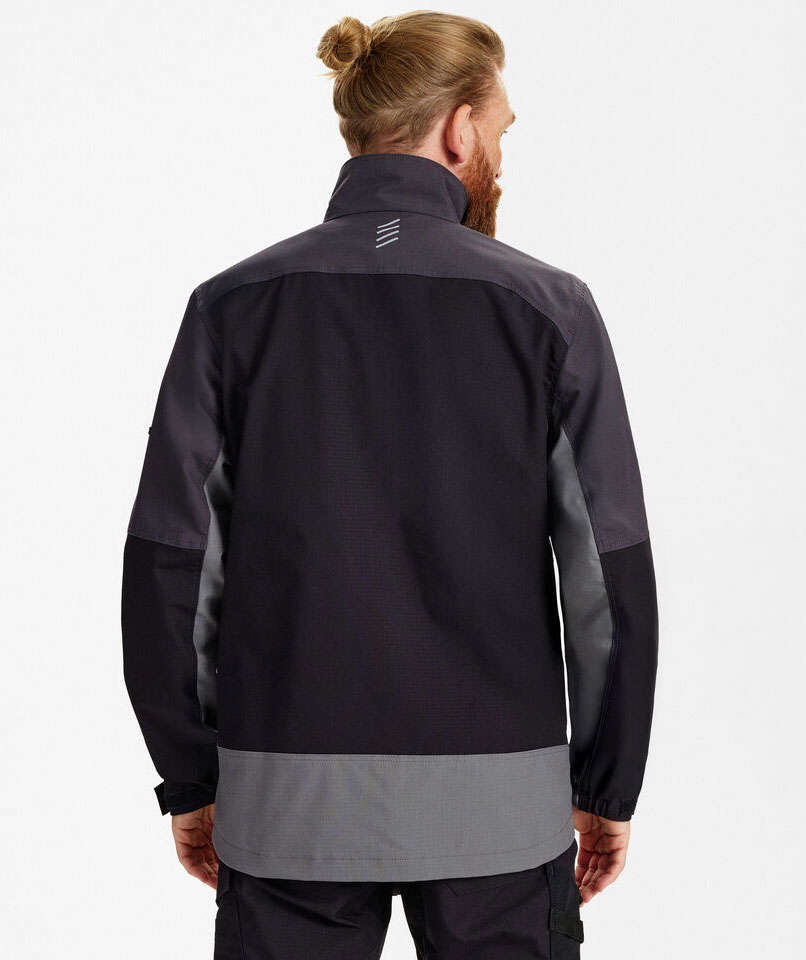 Engel Entire arbejdsjakke, Black/Anthracite Grey, large image number 4
