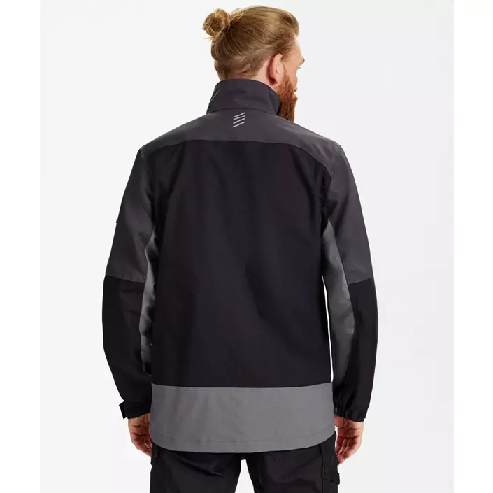 Engel Entire arbejdsjakke, Black/Anthracite Grey, large image number 4