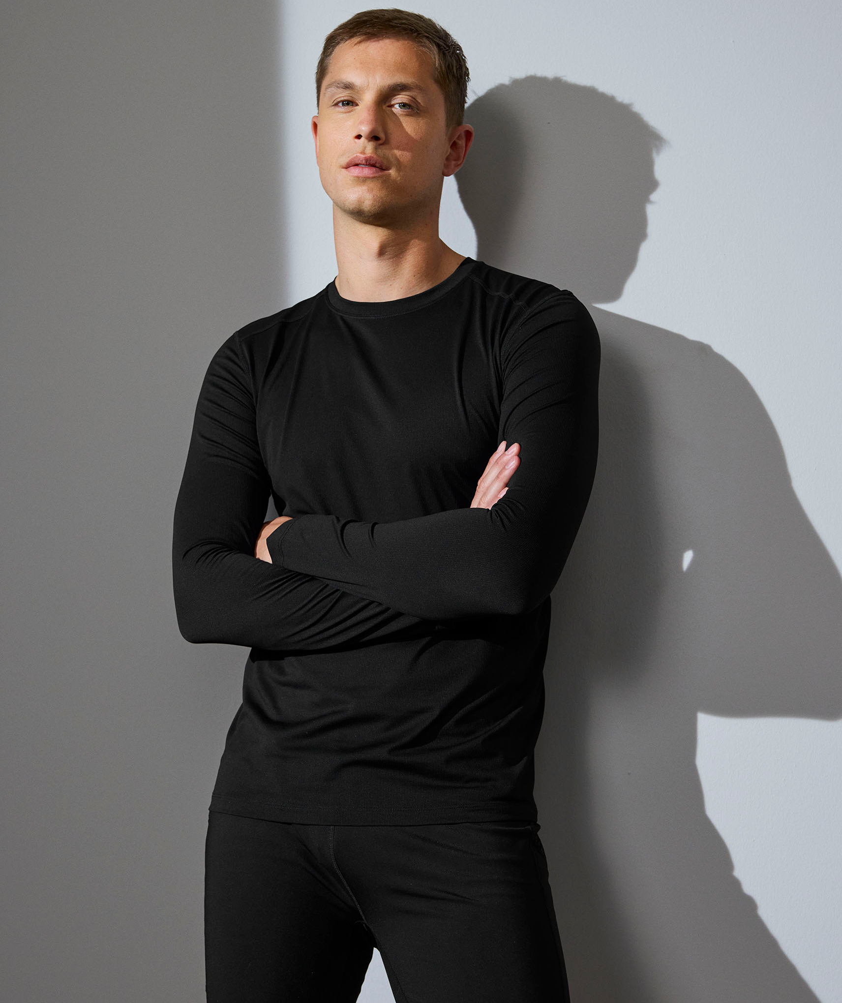 GEYSER&nbsp;Active long-sleeved T-shirt, Black