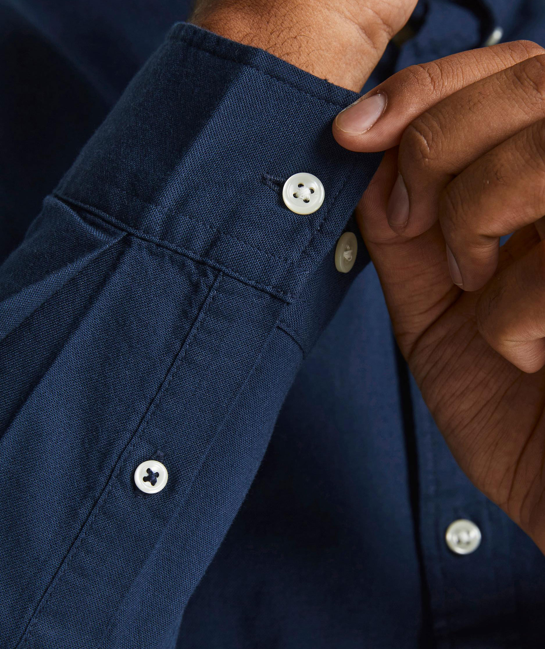 Jack & Jones JJEOXFORD Plus Size Regular Fit Hemd, Navy Blazer, large image number 4