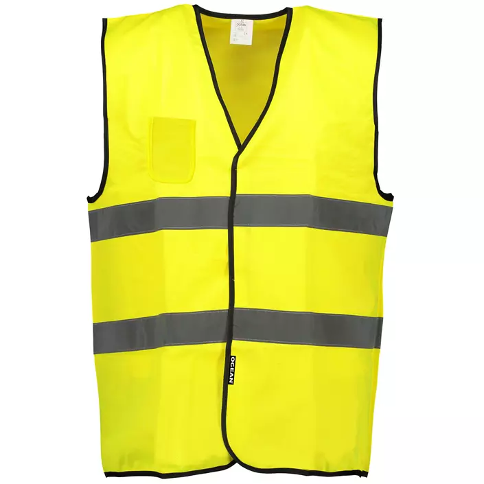Ocean reflective safety vest, Hi-Vis Yellow, large image number 0