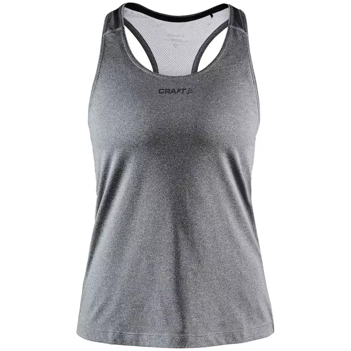 Craft Essence women's tank top, Dark Grey Melange, large image number 0