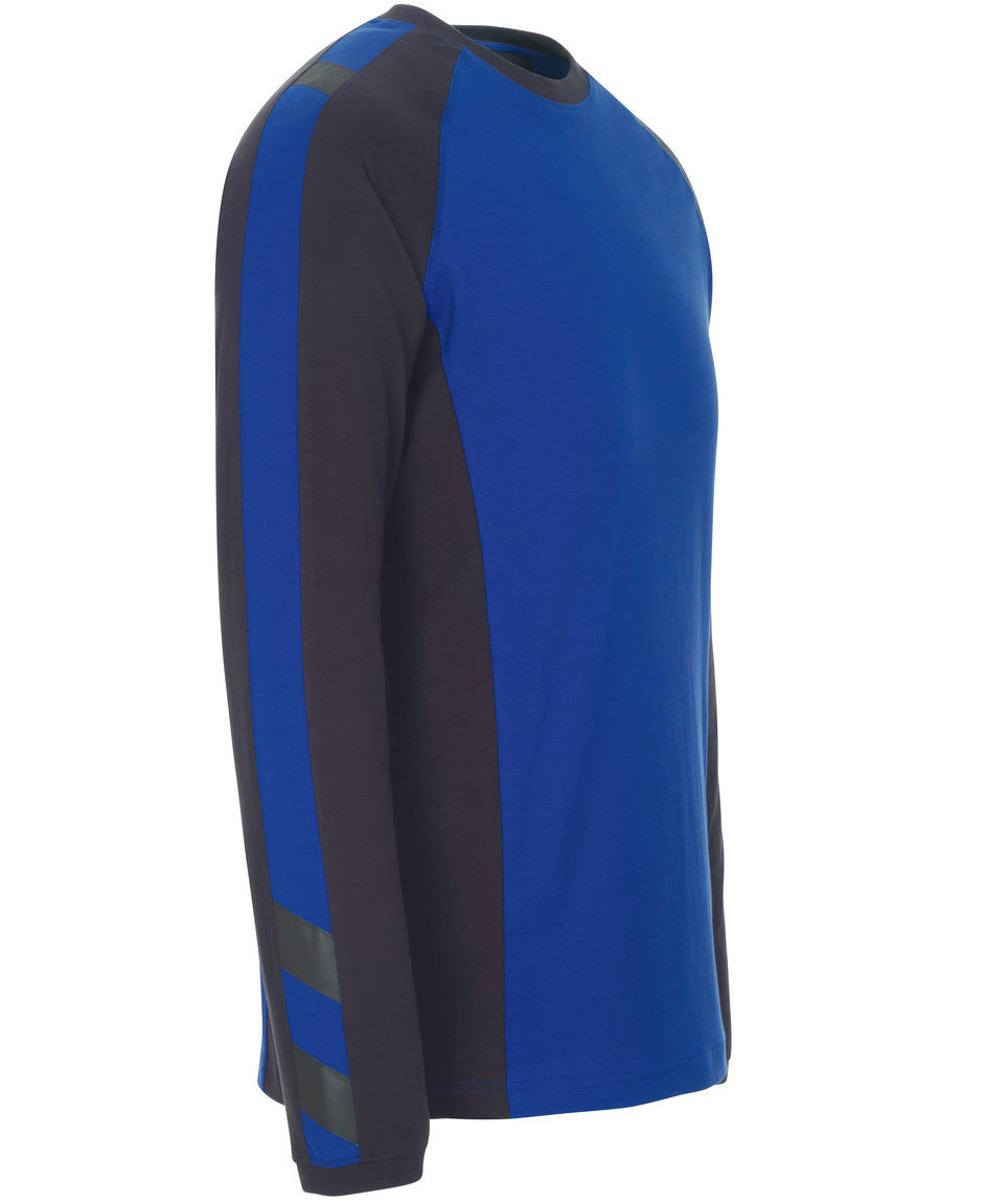 Mascot Bielefeld lang&auml;rmliges T-Shirt, Kobaltblau/Dunkel Marine, large image number 3