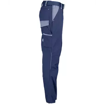 Kramp Original work trousers with belt, Marine Blue/Grey